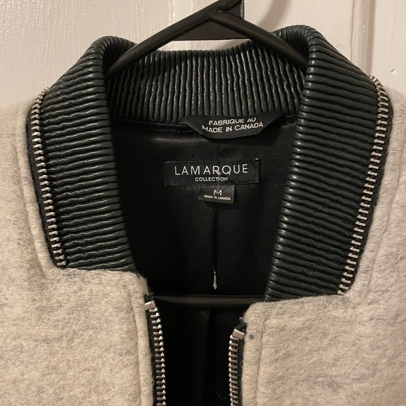 LaMarque Wool/Leather Jacket - Picture 2 of 9